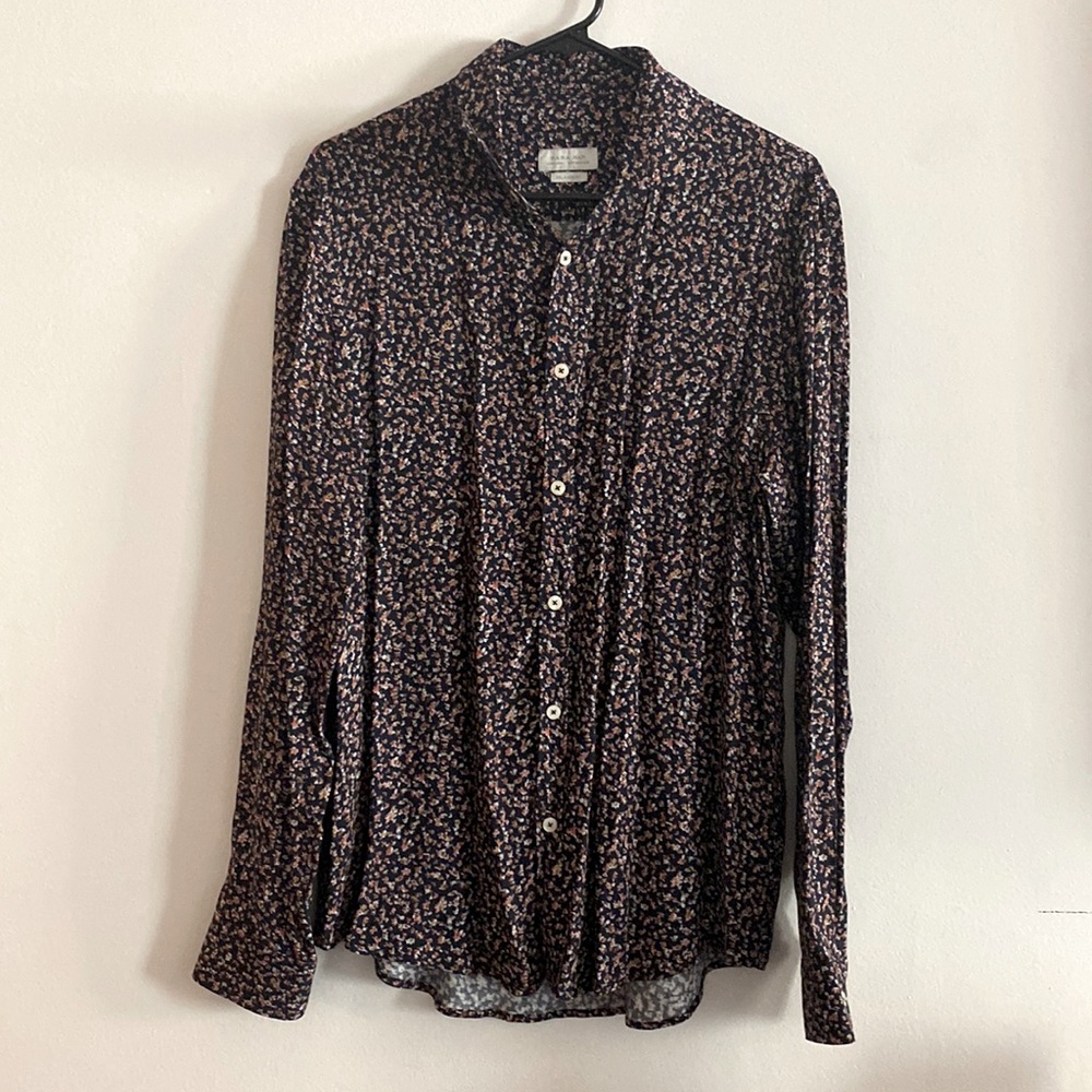 Zara Man relaxed fit M long sleeve